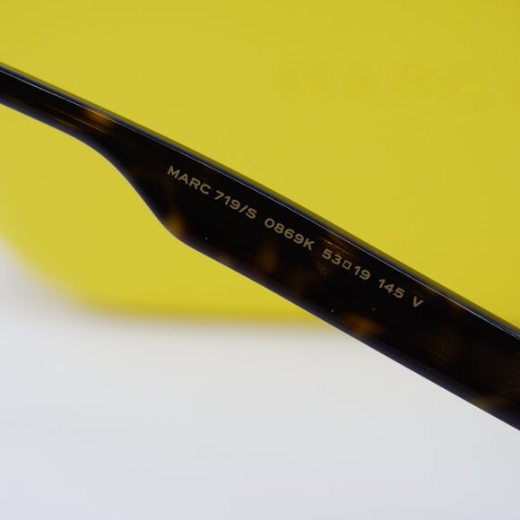 Marc Jacobs MARC 719/S 0086 9K Square Sunglasses - Havana\Brown Gradient - Picture 7 of 10